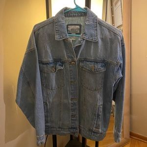 Oversized Forever 21 small jean jacket